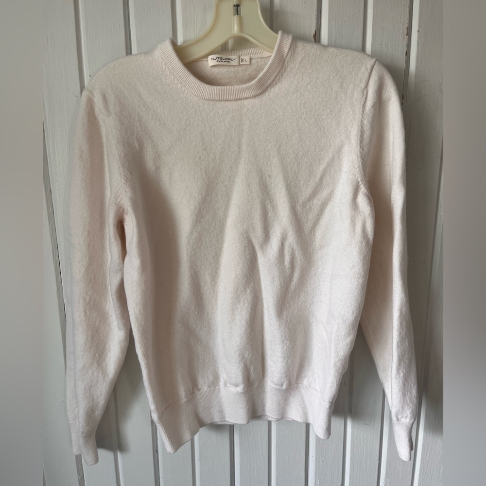 100%Wool Cream Sweater